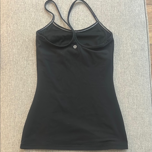 Lululemon Athletica Black Power Y Tank Top - Picture 2 of 5
